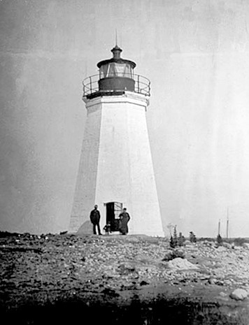 Blackrock Lighthouse, circa 1884. (U.S. Coast Guard) Blackrock Lighthouse, circa 1884. (U.S. Coast Guard)